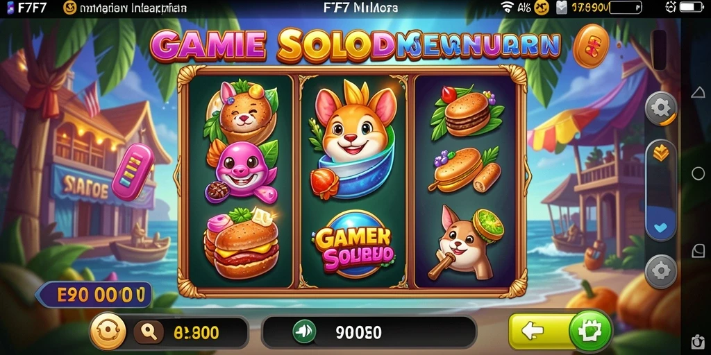 Screenshot gameplay F7F7 menampilkan aksi slot yang seru.