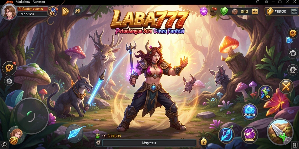 Tampilan gameplay LABA777 yang penuh aksi dan petualangan menarik.