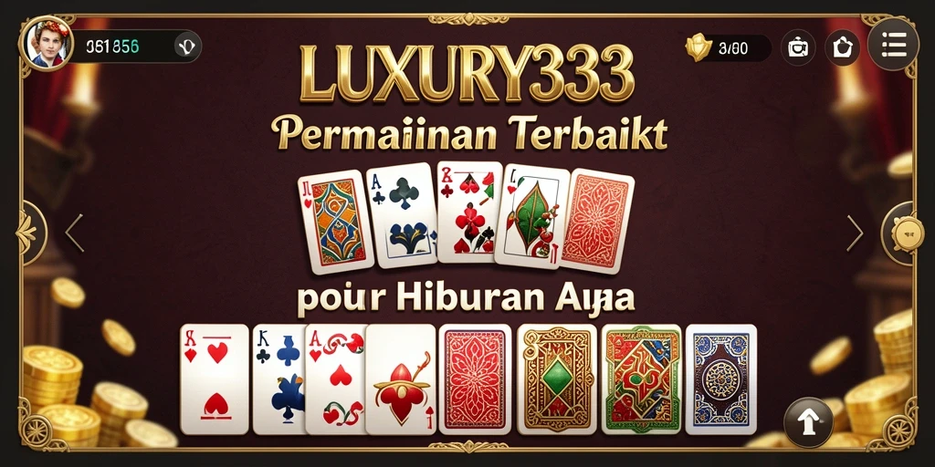 Tampilan gameplay seru dan interaktif dari LUXURY333.