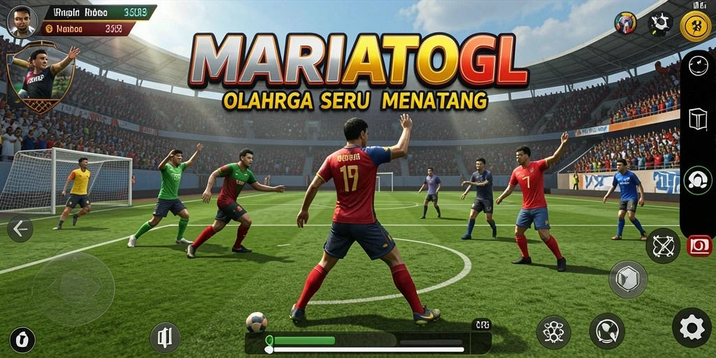 Tampilan gameplay seru dan menarik dalam MARIATOGL.