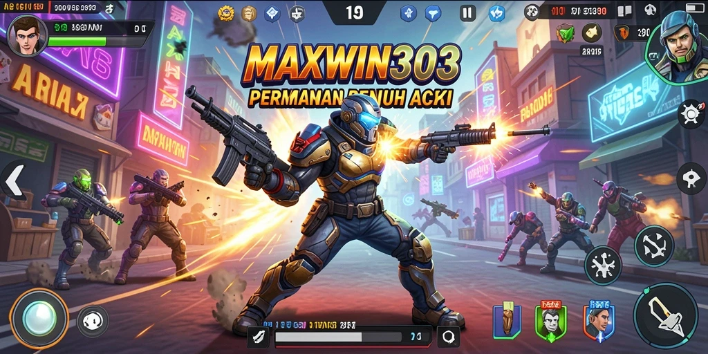 Tampilan gameplay seru dan menantang di MAXWIN303.