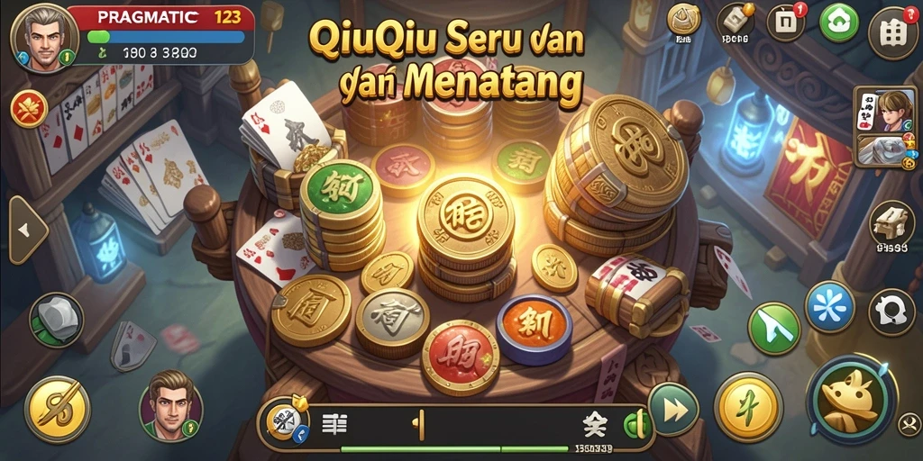 Tampilan gameplay seru di PRAGMATIC123 saat bermain QiuQiu.