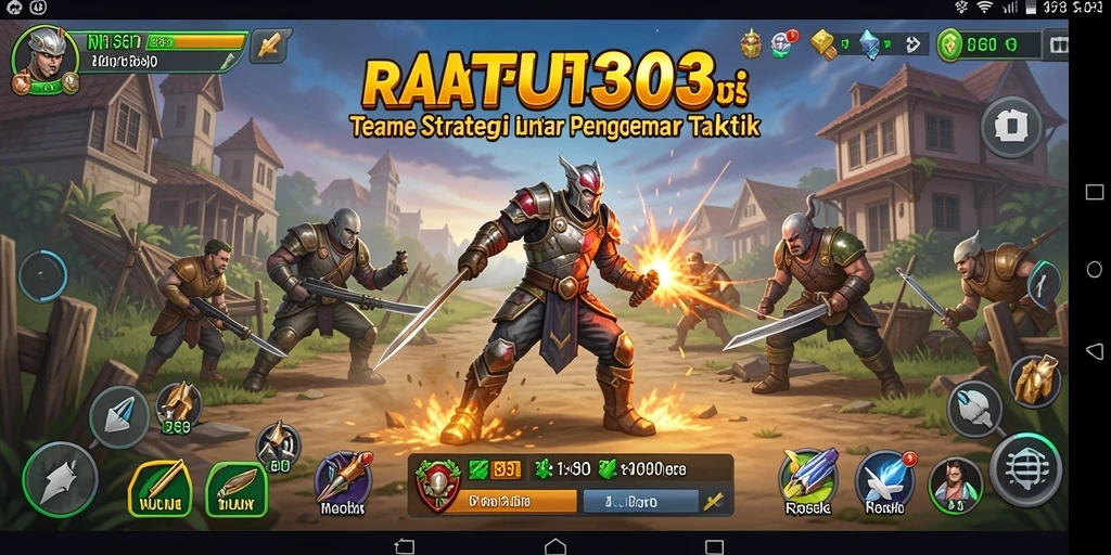 Tampilan strategis dari gameplay RATU303 yang intens dan mendebarkan.