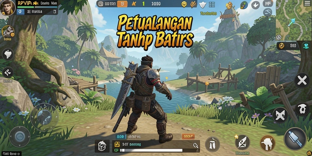 Tampilan gameplay RPVIP4 yang mengesankan di dunia Open World.