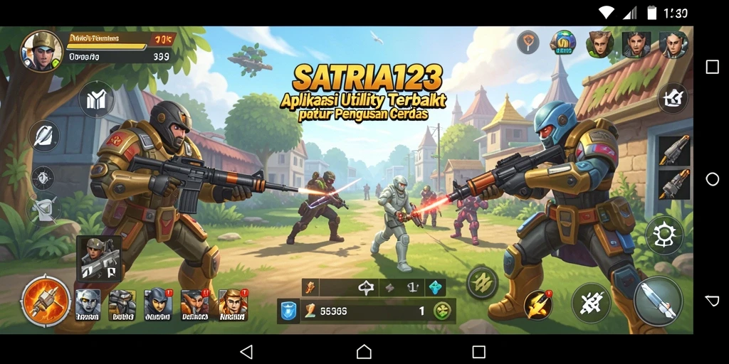 Screenshot utama SATRIA123 menampilkan antarmuka pengguna yang ramah dan intuitif.