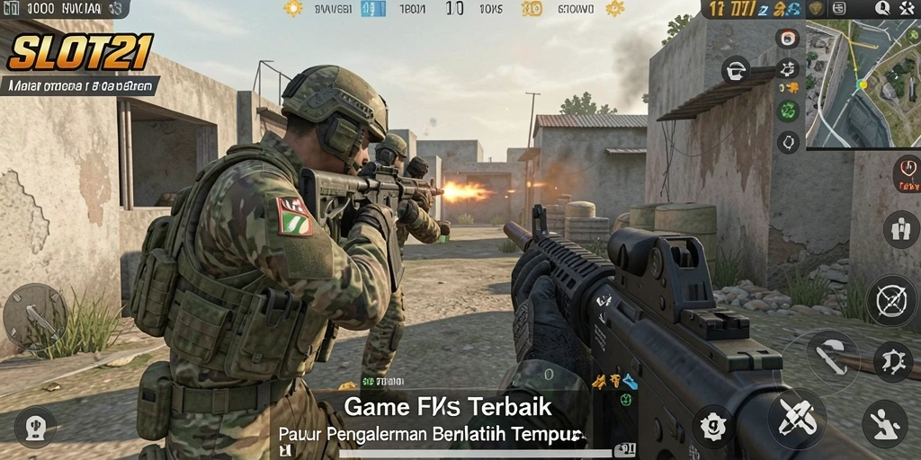 Tampilan gameplay SLOT21 yang intens dan menegangkan.