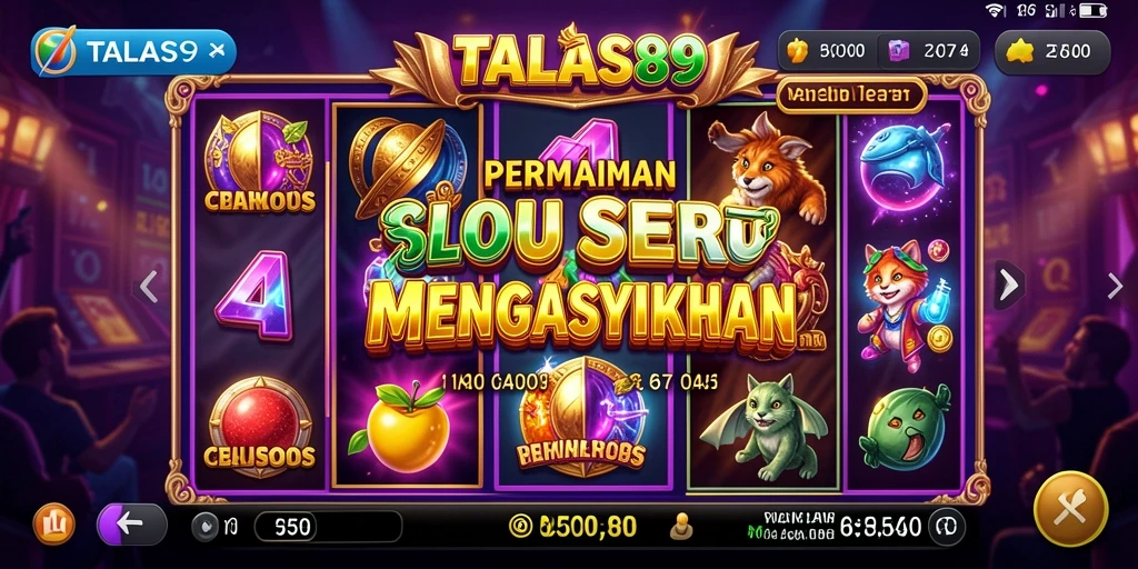 Tampilan gameplay Slot yang mengasyikkan dan menarik di TALAS89.