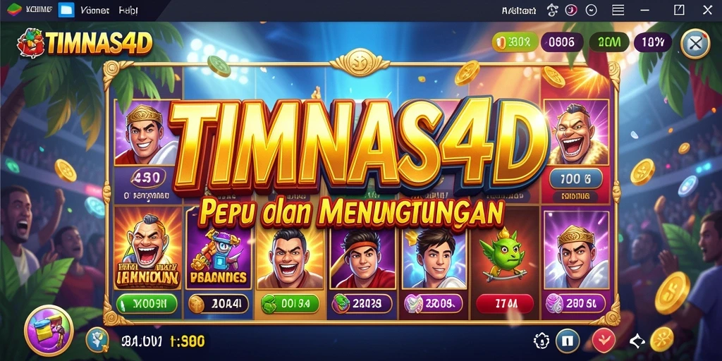 Tampilan gameplay seru dari TIMNAS4D dengan berbagai fitur slot.