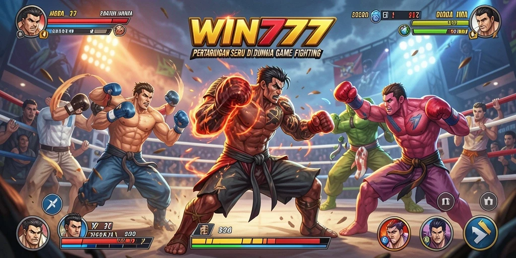 Screenshot gameplay WIN777 menampilkan aksi pertarungan yang mendebarkan.