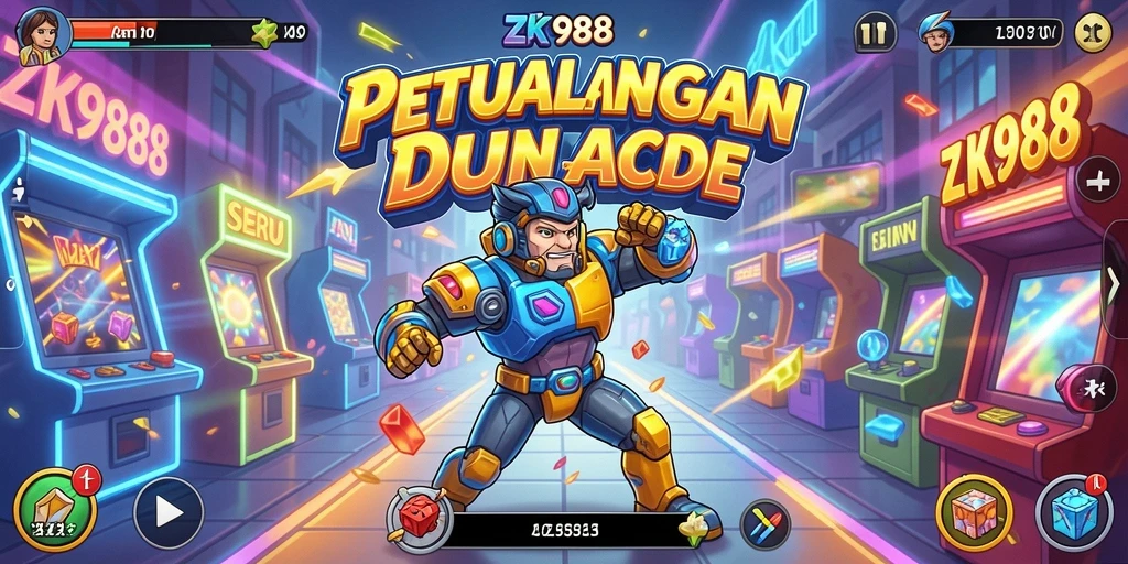 Tampilan gameplay menegangkan ZK988 dengan karakter dan level yang menantang.