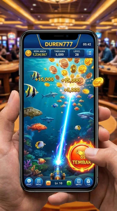 Tampilan antarmuka pengguna Duren777 yang sederhana dan intuitif.